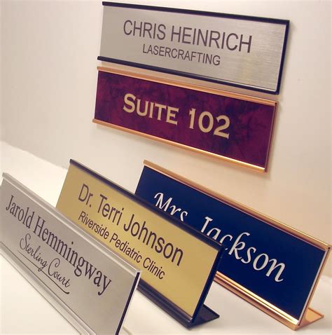 desk name plates near me.